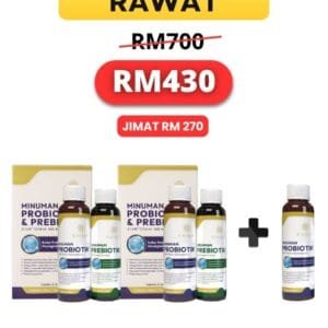 2 Kotak Kaussar + 1 Probiotik