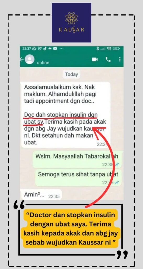 testimoni kaussar 1